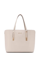 Women's Cream Long Strap Classic Shoulder Bag | Derimod Women's Cream Long Strap Classic Shoulder Bag | Derimod