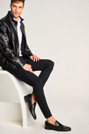 Örgülü Erkek Deri Loafer | Derimod Örgülü Erkek Deri Loafer | Derimod