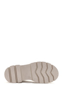 Women's Beige Casual Zippered Boots | Derimod Women's Beige Casual Zippered Boots | Derimod
