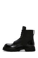 Harley Davidson Men's Black Jesus Exc Laced Leather Boots | Derimod Harley Davidson Men's Black Jesus Exc Laced Leather Boots | Derimod