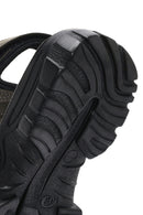 Erkek Yeşil Bantlı Nubuk Deri Casual Sandalet | Derimod Erkek Yeşil Bantlı Nubuk Deri Casual Sandalet | Derimod