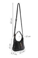 Women's Black Long Strap Shoulder Bag | Derimod Women's Black Long Strap Shoulder Bag | Derimod