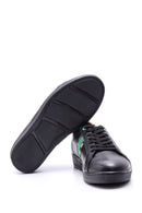 Kadın Leopar Detaylı Deri Sneaker | Derimod Kadın Leopar Detaylı Deri Sneaker | Derimod