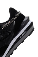 Alberto Guardiani Women's Black Wen Leather Thick Soled Sneaker | Derimod Alberto Guardiani Women's Black Wen Leather Thick Soled Sneaker | Derimod