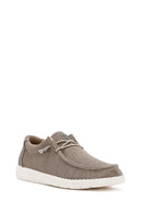 Derimod Zero Men's Beige Fabric Casual Shoes | Derimod Derimod Zero Men's Beige Fabric Casual Shoes | Derimod
