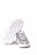 Kadın Gümüş Deri Sneaker | Derimod Kadın Gümüş Deri Sneaker | Derimod