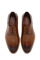 Men's Tan Laced Leather Classic Shoes | Derimod Men's Tan Laced Leather Classic Shoes | Derimod