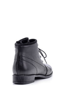 Women's Lace-Up Leather Boots | Derimod Women's Lace-Up Leather Boots | Derimod