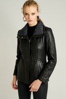 Daniela Kadın Deri Ceket | Derimod Daniela Kadın Deri Ceket | Derimod