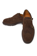 Male Brown Buckled Suede Casual Shoes | Derimod Male Brown Buckled Suede Casual Shoes | Derimod