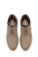 Men's Mink Nubuck Leather Casual Shoes | Derimod Men's Mink Nubuck Leather Casual Shoes | Derimod