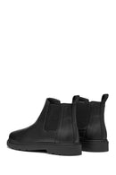 Geox Men's Black Spherica Ec1 Leather Chelsea Boots | Derimod Geox Men's Black Spherica Ec1 Leather Chelsea Boots | Derimod