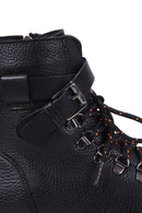 Women's Zipper Detailed Leather Boots | Derimod Women's Zipper Detailed Leather Boots | Derimod