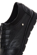 Women's Black Leather Sneaker | Derimod Women's Black Leather Sneaker | Derimod
