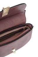 Kadın Pembe Uzun Askılı Kroko Desenli Omuz Çantası | Derimod Kadın Pembe Uzun Askılı Kroko Desenli Omuz Çantası | Derimod