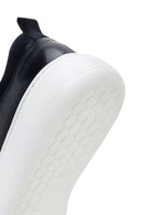 Erkek Lacivert Deri Sneaker | Derimod Erkek Lacivert Deri Sneaker | Derimod