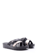Women's Zebra Detailed Slippers | Derimod Women's Zebra Detailed Slippers | Derimod