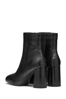 Geox Kadın Siyah Teulada Fermuarlı Kalın Topuklu Deri Bot | Derimod Geox Kadın Siyah Teulada Fermuarlı Kalın Topuklu Deri Bot | Derimod
