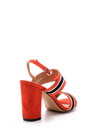 Women's Striped Heeled Shoes | Derimod Women's Striped Heeled Shoes | Derimod