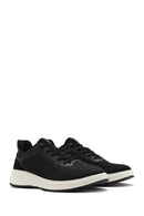 Men's Black Lace-Up Thick Sole Sneaker | Derimod Men's Black Lace-Up Thick Sole Sneaker | Derimod