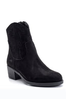 Women's Suede Heeled Boots | Derimod Women's Suede Heeled Boots | Derimod
