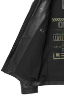 Howard Men's Black Leather Jacket | Derimod Howard Men's Black Leather Jacket | Derimod