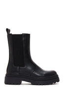Women's Black Thick Soled Chelsea Boots | Derimod Women's Black Thick Soled Chelsea Boots | Derimod