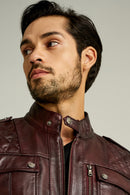 Turner Erkek Deri Ceket | Derimod Turner Erkek Deri Ceket | Derimod