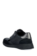 Geox Women's Black Bulmya Lace-up Leather Sneaker | Derimod Geox Women's Black Bulmya Lace-up Leather Sneaker | Derimod