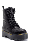 Women's Snake Pattern Boots | Derimod Women's Snake Pattern Boots | Derimod