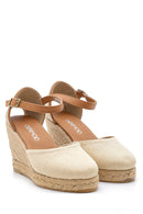 Kadın Dolgu Topuklu Espadril | Derimod Kadın Dolgu Topuklu Espadril | Derimod