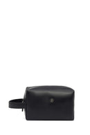 Men's Black Leather Mini Handbag | Derimod Men's Black Leather Mini Handbag | Derimod