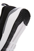 Derimod Zero Men's Black Lace-Up Thick Soled Fabric Sneaker | Derimod Derimod Zero Men's Black Lace-Up Thick Soled Fabric Sneaker | Derimod