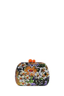 Woman Multicolored Chain Strap Sequin Mini Box Evening Bag | Derimod Woman Multicolored Chain Strap Sequin Mini Box Evening Bag | Derimod