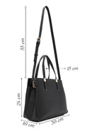 Kadın Siyah Uzun Askılı Klasik Kol Çantası | Derimod Kadın Siyah Uzun Askılı Klasik Kol Çantası | Derimod