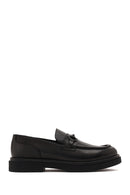 Male Black Buckled Leather Casual Loafer | Derimod Male Black Buckled Leather Casual Loafer | Derimod