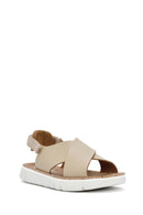 Camper Kadın Bej Oruga Sandalet | Derimod Camper Kadın Bej Oruga Sandalet | Derimod