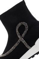 Kadın Siyah Kumaş Bilekli Sneaker | Derimod Kadın Siyah Kumaş Bilekli Sneaker | Derimod