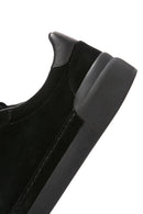 Erkek Siyah Bağcıklı Deri Sneaker | Derimod Erkek Siyah Bağcıklı Deri Sneaker | Derimod