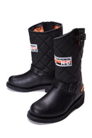 Women's Harley Davidson Laconia 644 Leather Boots | Derimod Women's Harley Davidson Laconia 644 Leather Boots | Derimod