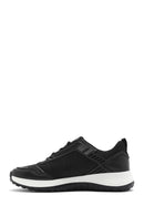 Erkek Siyah Bağcıklı Kalın Tabanlı Sneaker | Derimod Erkek Siyah Bağcıklı Kalın Tabanlı Sneaker | Derimod