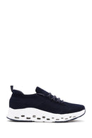 Derimod Zero Men's Navy Blue Lace-Up Thick Sole Sneaker | Derimod Derimod Zero Men's Navy Blue Lace-Up Thick Sole Sneaker | Derimod