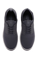 Derimod Zero Men's Gray Lace-Up Sneaker | Derimod Derimod Zero Men's Gray Lace-Up Sneaker | Derimod