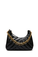 Women's Black Quilted Crossbody Bag | Derimod Women's Black Quilted Crossbody Bag | Derimod