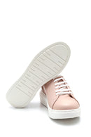 Kadın Deri Metal Detaylı Sneaker | Derimod Kadın Deri Metal Detaylı Sneaker | Derimod