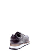 Erkek Kroko Detaylı Deri Sneaker | Derimod Erkek Kroko Detaylı Deri Sneaker | Derimod