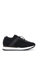 Women's Black Fabric Sneaker | Derimod Women's Black Fabric Sneaker | Derimod