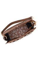 Woman Brown Long-Strap Classic Shoulder Bag | Derimod Woman Brown Long-Strap Classic Shoulder Bag | Derimod