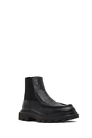 Male Black Leather Chelsea Boots | Derimod Male Black Leather Chelsea Boots | Derimod