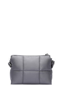 Women's Gray Quilted Crossbody Bag | Derimod Women's Gray Quilted Crossbody Bag | Derimod